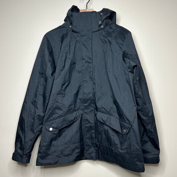 Columbia Jackets & Blazers - Columbia Black Women's Interchange Wind Rain Shell Jacket L 1686431 No Liner